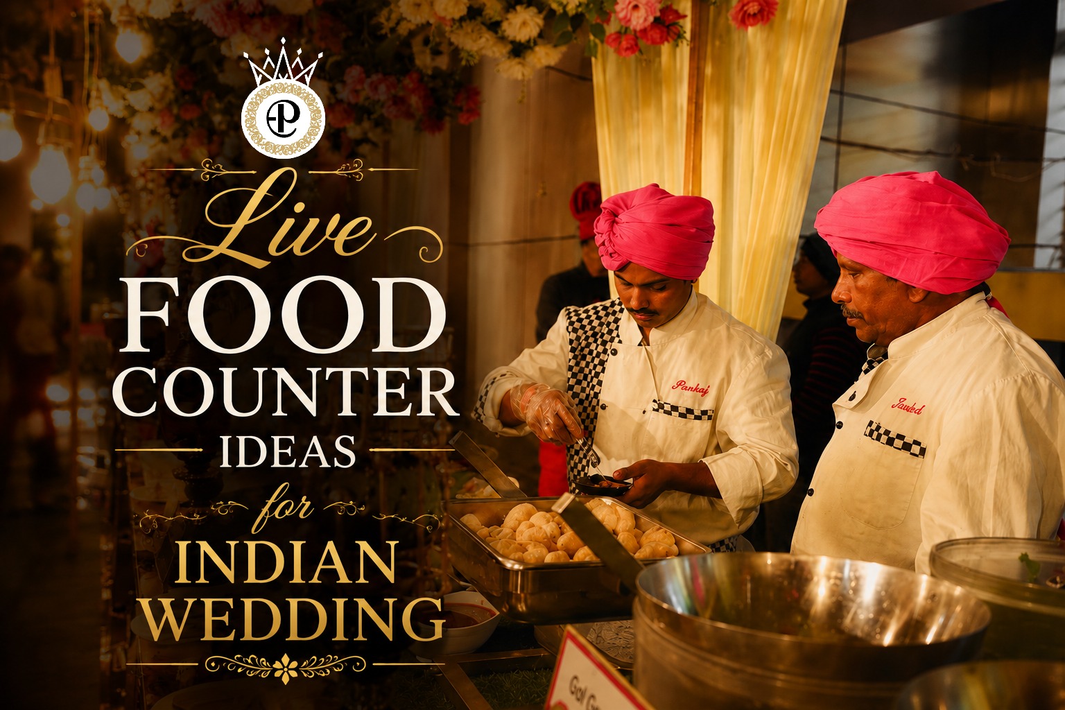 Live Food Counter Ideas for Indian Wedding